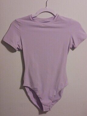 SKIMS Fits Everybody T-Shirt Bodysuit - Lily / Sugar Plum (Size S)